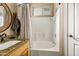 Bathroom with shower/tub combo and granite countertop at 2524 N Sunaire --, Mesa, AZ 85215