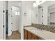 Clean bathroom with tile flooring and modern vanity at 2549 E Cherrywood Pl, Chandler, AZ 85249