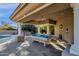 Outdoor pool area with a covered patio and a pool table at 2549 E Cherrywood Pl, Chandler, AZ 85249