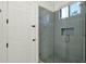 Modern shower with gray tile and glass enclosure at 2549 E Cherrywood Pl, Chandler, AZ 85249