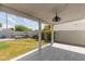 Covered patio with ceiling fan and views of backyard at 609 W Grandview Rd, Phoenix, AZ 85023