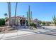 Single-story home with desert landscaping and a large saguaro cactus at 17409 N Horseshoe Dr, Surprise, AZ 85374