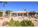 Relaxing backyard oasis with a circular pool and spa at 17409 N Horseshoe Dr, Surprise, AZ 85374