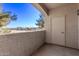 Private balcony overlooking community at 1941 S Pierpont Dr # 2098, Mesa, AZ 85206