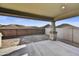 Covered patio with view of desert landscape at 33333 N 132Nd Dr, Peoria, AZ 85383