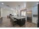 Modern kitchen with island and stainless steel appliances at 4053 E Glencove St, Mesa, AZ 85205