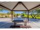 Park gazebo with picnic table offering scenic views at 7067 W Maya Way, Peoria, AZ 85383