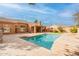 Relaxing backyard with a large pool and plenty of space for entertaining at 7710 E Monica Dr, Scottsdale, AZ 85255