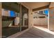 Covered patio with sliding glass door access at 9242 E Sector Dr, Mesa, AZ 85212