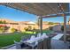 Outdoor patio with seating and pergola, perfect for dining at 210 E Balao Dr, Phoenix, AZ 85085