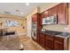 Modern kitchen, stainless steel appliances and granite countertops at 3428 N Park St, Buckeye, AZ 85396