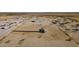 Aerial view showing a mobile home on a spacious lot in a rural desert setting at 53275 W Adele Rd, Maricopa, AZ 85139