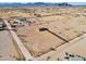 Aerial view of a single-wide manufactured home on a large lot with desert landscape at 53275 W Adele Rd, Maricopa, AZ 85139