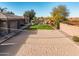 Private backyard sand volleyball court at 100 W Sparrow Dr, Chandler, AZ 85286