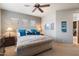 Bedroom with king-size bed and charming decor at 11714 N 134Th St, Scottsdale, AZ 85259
