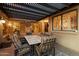 Outdoor patio with seating area, pergola, and view of the backyard at 11714 N 134Th St, Scottsdale, AZ 85259
