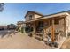 Spacious patio with seating area and potted plants at 8934 W Ocotillo Rd, Glendale, AZ 85305