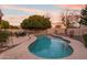 Inviting kidney-shaped pool, perfect for relaxation at 1763 S Red Rock St, Gilbert, AZ 85295