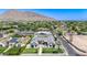 Aerial view of the property showcasing its prime location, neighborhood, and landscaping at 6040 E Lafayette Blvd, Scottsdale, AZ 85251