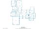 Detailed floor plan showcasing a spacious home with multiple bedrooms, a large kitchen, and a 3-car garage at 6074 E Los Reales Dr, Carefree, AZ 85377