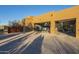Spacious three-car garage with workshop area at 6074 E Los Reales Dr, Carefree, AZ 85377