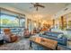 Relaxing living room with mountain views and a cozy atmosphere at 6074 E Los Reales Dr, Carefree, AZ 85377
