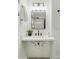 Simple bathroom with vanity and a mirror at 1302 W Golden Ln, Phoenix, AZ 85021