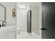 Clean bathroom featuring a tub, shower, and updated vanity at 1302 W Golden Ln, Phoenix, AZ 85021