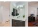 Clean bathroom with a single vanity and good storage at 27432 N 66Th Way, Scottsdale, AZ 85266