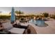 Relaxing poolside scene with comfortable loungers and a tranquil atmosphere at 27432 N 66Th Way, Scottsdale, AZ 85266