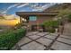 Modern home exterior with mountain and city views at 5800 E Glen Dr, Paradise Valley, AZ 85253