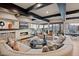 Open living room showcasing a stunning fireplace and city views at 5800 E Glen Dr, Paradise Valley, AZ 85253