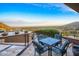 Outdoor patio furniture with city views at 5800 E Glen Dr, Paradise Valley, AZ 85253