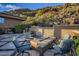 Relaxing patio with fire pit and mountain views at 5800 E Glen Dr, Paradise Valley, AZ 85253