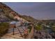 Spacious patio with spa, fire pit, and city views at 5800 E Glen Dr, Paradise Valley, AZ 85253