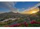 Spectacular sunset view over city landscape at 5800 E Glen Dr, Paradise Valley, AZ 85253