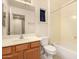 Bathroom with single sink vanity and bathtub at 1410 E Dunbar Dr, Phoenix, AZ 85042