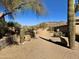 Desert pathway with cacti, rocks, and mountain views at 2443 N Trenton --, Mesa, AZ 85207