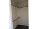 An empty closet with one shelf and a hanging rod ready to be filled at 280 S Evergreen Rd # 1301, Tempe, AZ 85288