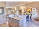 Eat-in kitchen with a large island and ample counter space at 3212 E Desert Cove Ave, Phoenix, AZ 85028