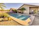 Private backyard oasis with sparkling pool at 3212 E Desert Cove Ave, Phoenix, AZ 85028