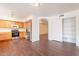 Kitchen with stainless steel appliances and wood cabinets at 3555 S Payton St, Mesa, AZ 85212
