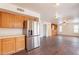 Modern kitchen with stainless steel appliances and ample cabinet space at 3555 S Payton St, Mesa, AZ 85212