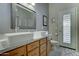 Modern bathroom with double vanity and walk-in shower at 6031 S Agate Pl, Chandler, AZ 85249