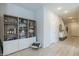 Open entryway with built-in shelving and storage at 8184 N 22Nd Dr, Phoenix, AZ 85021