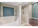 Bathroom featuring separate bathtub and shower at 905 E Knight Ln, Tempe, AZ 85284