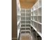 A fully custom walk-in closet featuring adjustable shelving, white storage, and wire baskets at 16149 E Thistle Dr, Fountain Hills, AZ 85268