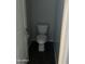 Small bathroom with toilet and dark flooring at 1669 S Wallrade Ln, Gilbert, AZ 85295
