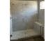 Large walk-in shower with tile surround and bench at 1669 S Wallrade Ln, Gilbert, AZ 85295