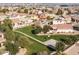 Aerial view of community with park, basketball court, and homes at 2440 W Bloch Rd, Phoenix, AZ 85041